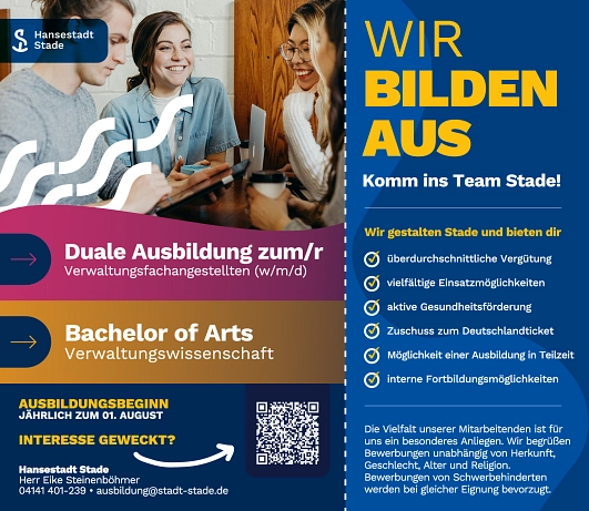 Ausbildung&nbsp;&copy;&nbsp;Hansestadt Stade