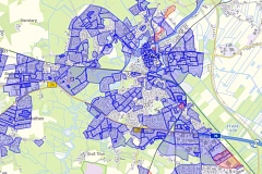Übersichtsplan Bebauungspläne