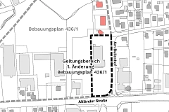 1. Änderung Bebauungsplan 436/1