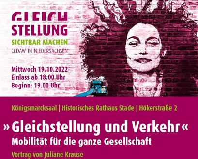 Gleichstellung und Verkehr - Mobilität für die ganze Gesellschaft&nbsp;&copy;&nbsp;Hansestadt Stade