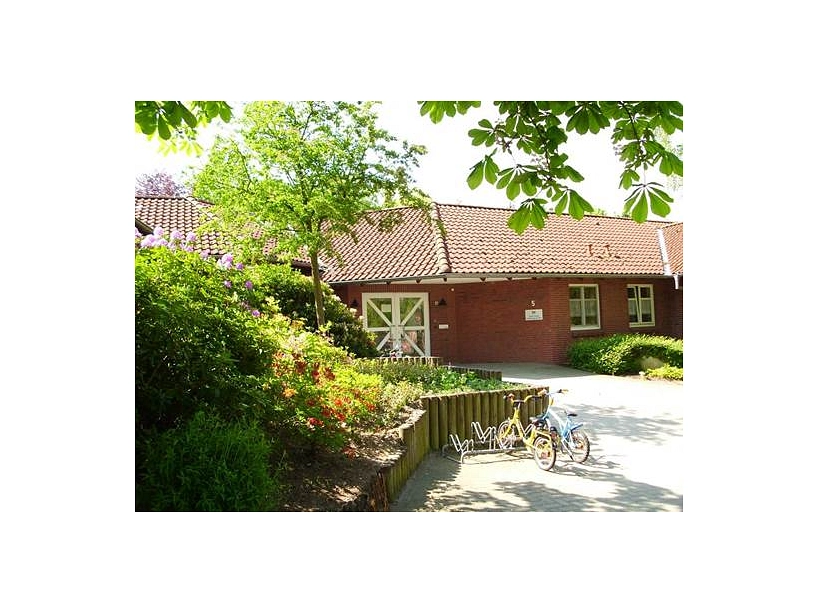 Kindertagesstätte Beethovenstraße Eingang Dieses Bild zeigt den Eingang der Kindertagesstätte Beethovenstraße © Hansestadt Stade
