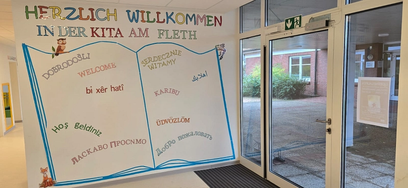 Kita am Fleth - Eingangsbereich.jpg Kita am Fleth - Eingangsbereich.jpg © Hansestadt Stade