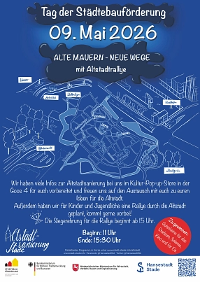 Plakat Tag der Städtebauförderung 2026&nbsp;&copy;&nbsp;Hansestadt Stade