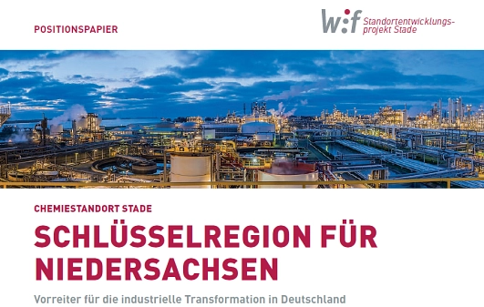 Positionspapier Chemiestandort Stade Positionspapier Chemiestandort Stade © Wirtschaftsförderung Landkreis Stade GmbH
