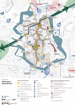 Rahmenplan Stade-Altstadt, Planzeichnung&nbsp;&copy;&nbsp;Hansestadt Stade