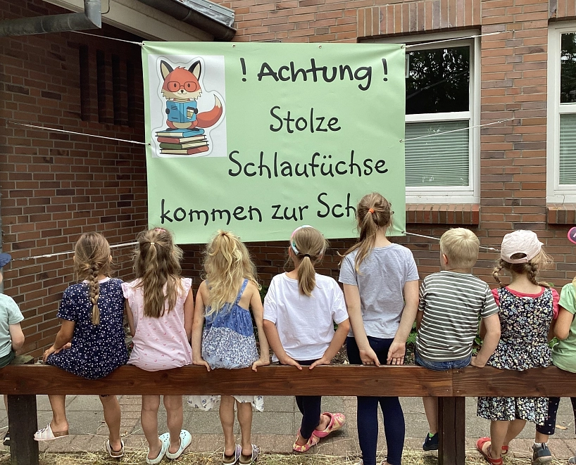 Schlaufuchsarbeit Kita Hagen Schlaufuchsarbeit Kita Hagen © Hansestadt Stade