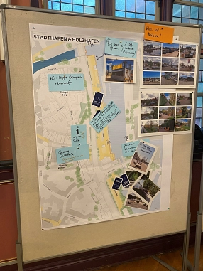 Stellwand Stadthafen&nbsp;&copy;&nbsp;Hansestadt Stade