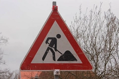 Baustellen-Schild